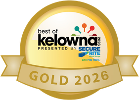 Best of Kelowna 2026 Gold award badge